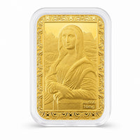 24K Golden Muse-The Mona Lisa Edition Emboss Sheet 31x45.5mm 10mg