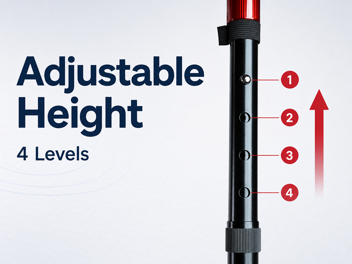 Adjustable Height for a Better Fit
