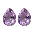 Rose De France Amethyst Set of 2 (Pear 9x7 mm) 2.54 ctw Loose Gemstone - Sticky add to cart bar