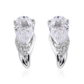 Lab Created Sapphire Earrings in Sterling Silver - Sticky add to cart bar