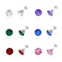 Free Gift Multi Color Acrylic Set of 6 Earrings in Stainless Steel