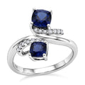 Lab Created Bluecand White Sapphire Eternal Bond Ring - Sticky add to cart bar