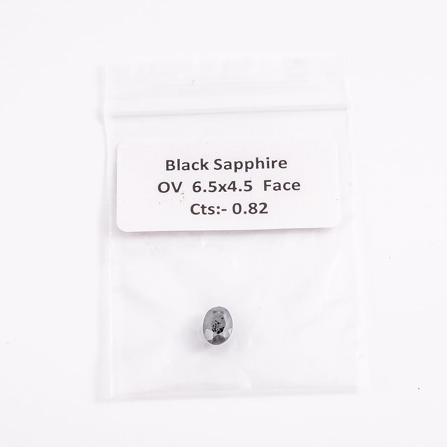 Midnight Sapphire (Ovl 6.5x4.5 mm) 0.82ctw