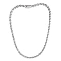Sterling Silver Braided Tulang Naga Necklace (20 in, 60 g) - Sticky add to cart bar