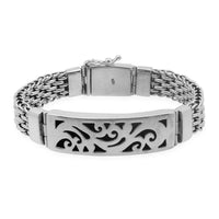 Bali Legacy Collection Bracelet in Sterling Silver Nickel Free (8.5 in, 63 g)