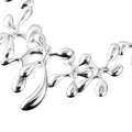 LucyQ Splash Collection Necklace 16-20 Inches in Sterling Silver 92 Grams - Sticky add to cart bar
