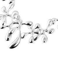 LucyQ Splash Collection Necklace 16-20 Inches in Sterling Silver 92 Grams