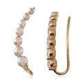 Twilight Topaz Ear Climber Earrings in 14K Yellow Gold Over Sterling Silver 5.00 ctw - Sticky add to cart bar