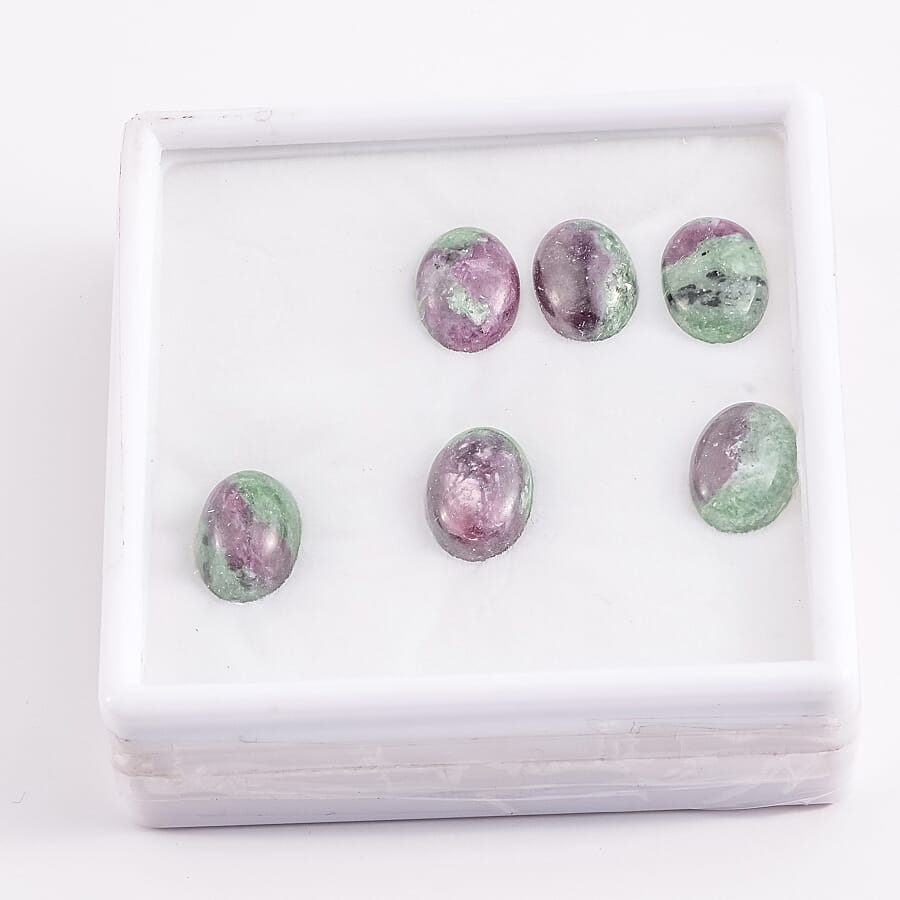 Ruby Zoisite Set of 6 (Mix Mix mm) Loose Gemstone