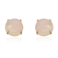 14K YG Ethiopian Welo Opal Earrings TGW 1.55 Cts.
