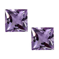 Princess Cut Rose De France Amethyst (Sqr 7 mm) 2.82 ctw Loose Gemstone - Sticky add to cart bar
