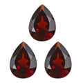 AA Mozambique Garnet Set of 3 (Pear 7x5 mm) 2.28 ctw Loose Gemstone - Sticky add to cart bar