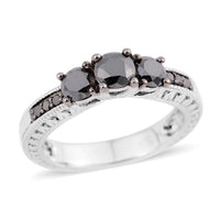 JSR100A4564 925SS BI Ring SZ 6