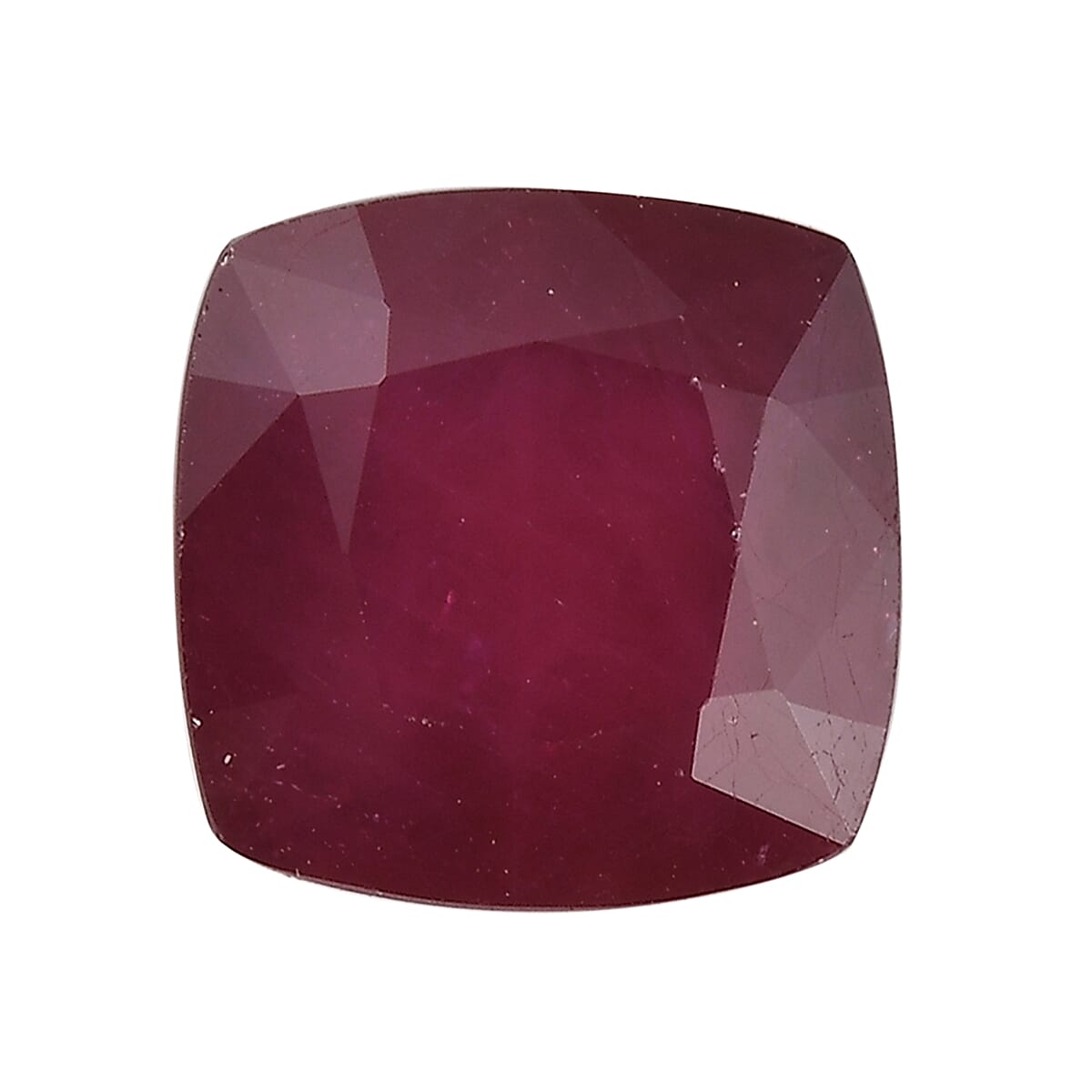 Niassa Ruby (FF) (Cush 9x9 mm) 3.89 ctw Loose Gemstone