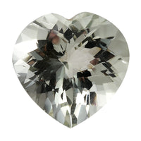 Montezuma Prasiolite (Hrt 18 mm) 13.33 ctw Loose Gemstone