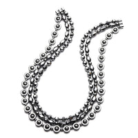 999.50 ctw Set of 3 Hematite Necklaces 20 Inch with Magnetic Clasp in Silvertone