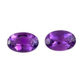 Mashamba Amethyst Set of 2 (Ovl 6x4 mm) 0.70 ctw Loose Gemstone - Sticky add to cart bar