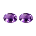 Mashamba Amethyst Set of 2 (Ovl 7x5 mm) 1.23 ctw Loose Gemstone - Sticky add to cart bar