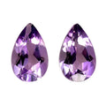 Mashamba Amethyst Set of 2 (Pear 8x5 mm) 1.39 ctw Loose Gemstone - Sticky add to cart bar