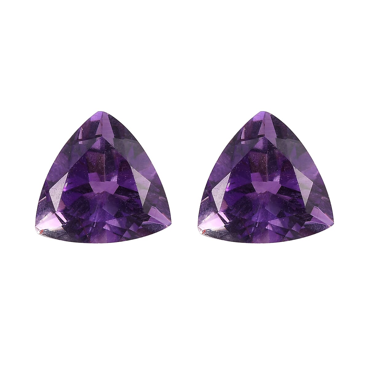 AAA Mashamba Amethyst (Trl 8 mm) 1.42 ctw Loose Gemstone