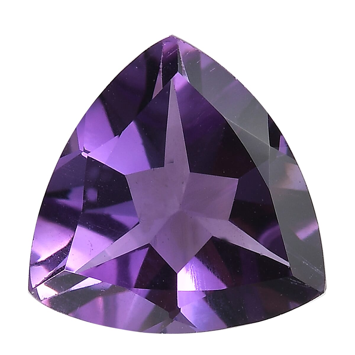 Moroccan Amethyst (Trl 12 mm) 4.10 ctw Loose Gemstone