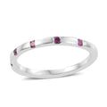 Lab Created Ruby Ring in Sterling Silver (Size 7.0) - Sticky add to cart bar