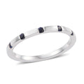 Lab Created Blue Sapphire Ring in Sterling Silver (Size 7.0) 1.11 ctw - Sticky add to cart bar