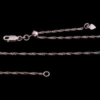 Singapore Chain in 14K Rose Gold Over Sterling Silver 24 Inches