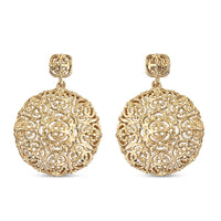 KARIS Earrings in ION Plated 18K Yellow Gold Over
