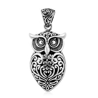 BALI LEGACY Owl Pendant in Sterling Silver 8 Grams