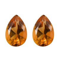 Serra Gaucha Citrine Set of 2 (Pear 6x4 mm) 0.69 ctw Loose Gemstone
