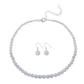Natural Jade 226.00 ctw Earrings and Beaded Necklace in Sterling Silver 18-20 Inches - Sticky add to cart bar