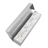 Simulated Diamond Tennis Bracelet in Stainless Steel (7.00 In)