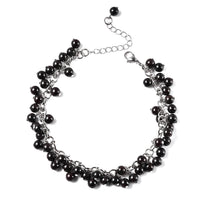 Mozambique Garnet Anklet in Stainless Steel (9 in) 75.00 ctw