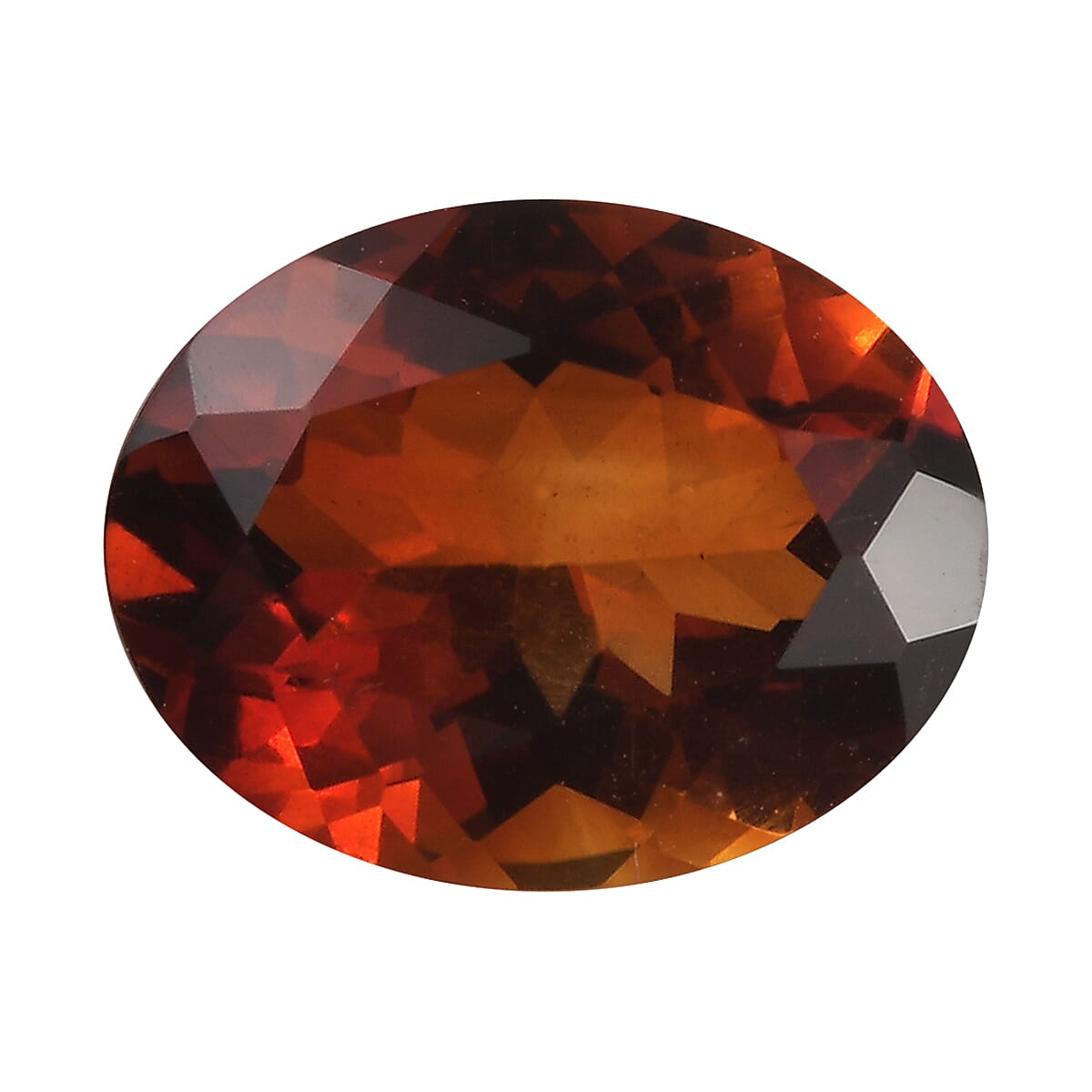 Brazilian Cherry Citrine (Ovl 10x8 mm) 1.45 ctw Loose Gemstone