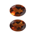 Brazilian Cherry Citrine Set of 2 (Ovl 7x5 mm) 1.25 ctw Loose Gemstone - Sticky add to cart bar