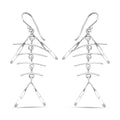 Fancy Earrings in Rhodium Over Sterling Silver 2.10 Grams - Sticky add to cart bar