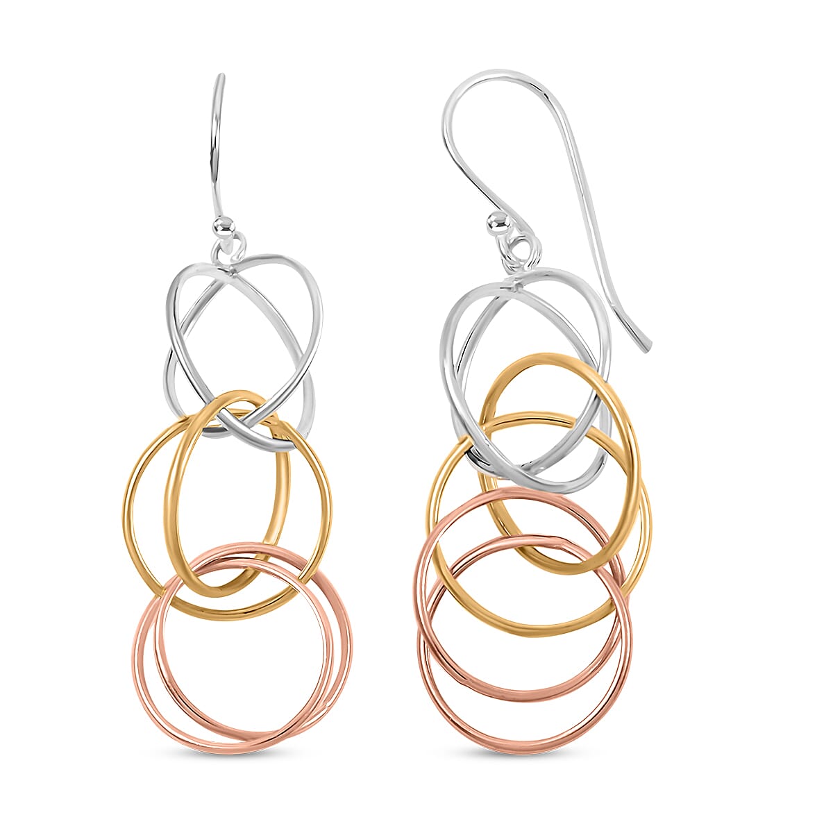 Dangle Earrings in Sterling Silver 2.20 Grams