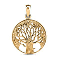 Tree of Life Pendant in YG Over Sterling Silver 3.10 Grams - Sticky add to cart bar