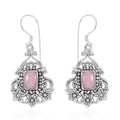 Bali Legacy Peruvian Pink Opal Earrings in Sterling Silver 2.28 ctw - Sticky add to cart bar