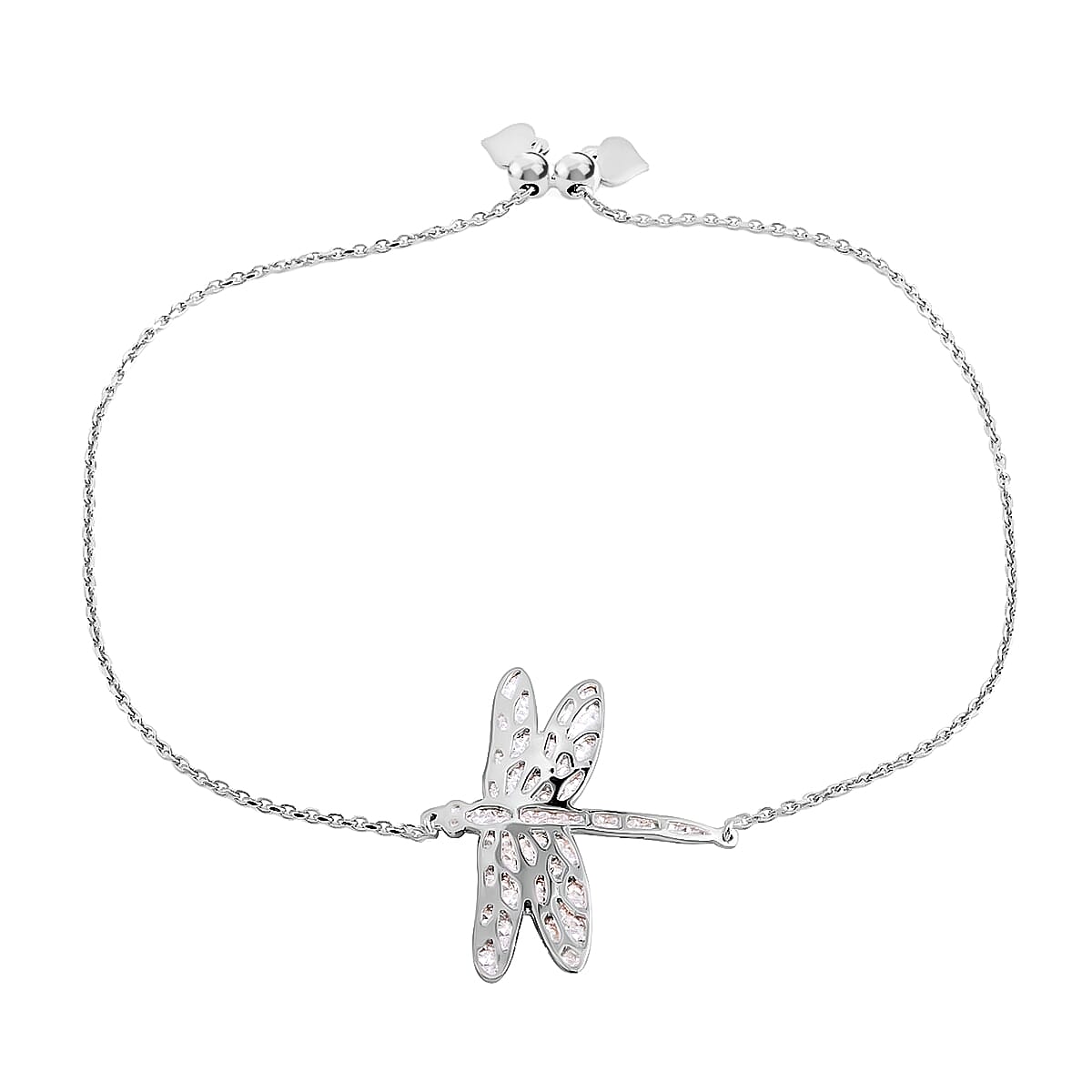 Dragonfly Bolo Bracelet in Sterling Silver 3.9 Grams