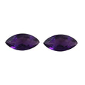 African Amethyst Set of 2 (Mrq 10x5 mm) 1.72 ctw Loose gemstone - Sticky add to cart bar