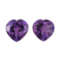 African Amethyst (Hrt 8 mm) 2.79 ctw Loose Gemstone - Sticky add to cart bar