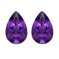 AA African Amethyst (Pear 9x6 mm) 1.15 ctw Loose Gemstone