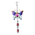 Purple Butterfly Solar Wind Chime (18 in) - Sticky add to cart bar