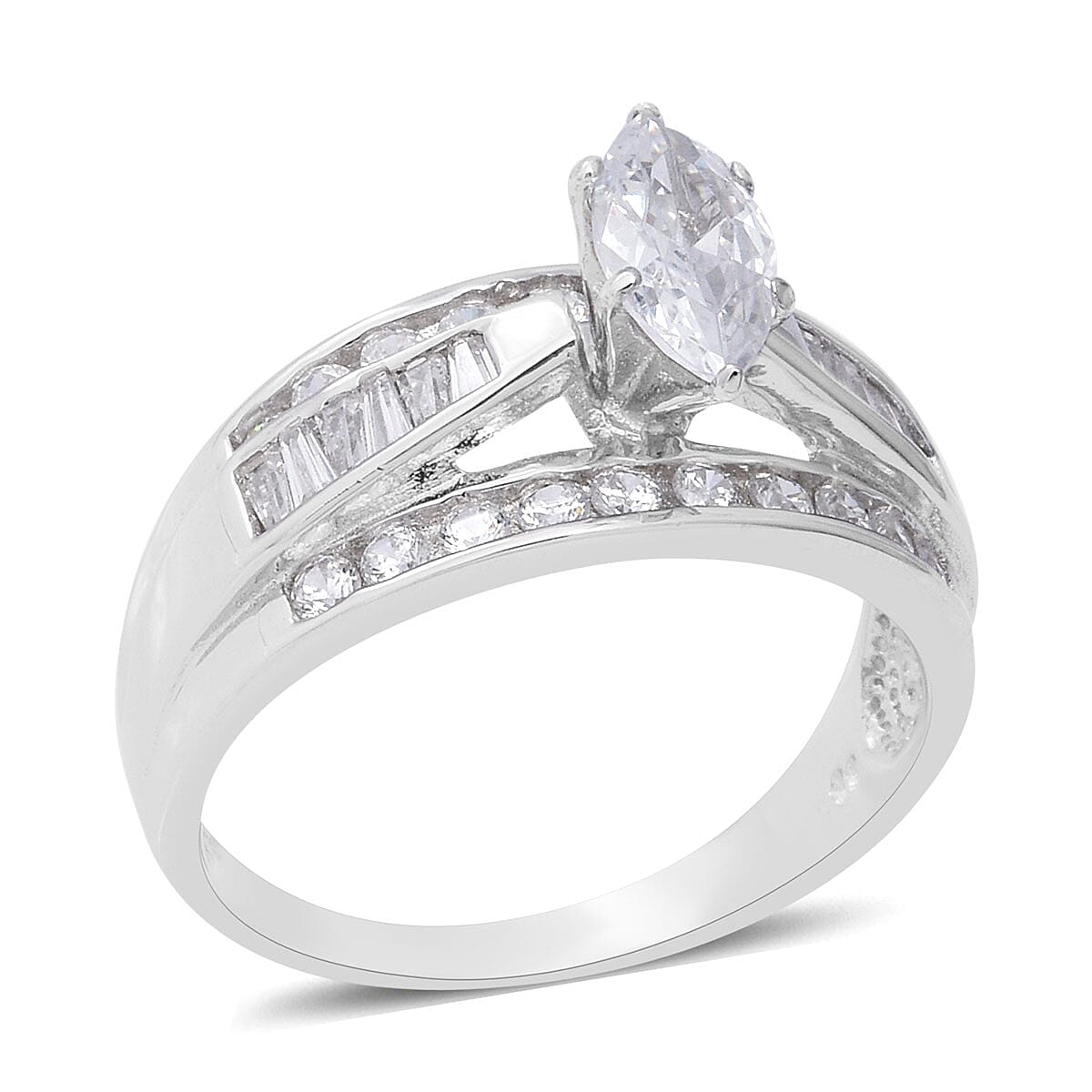 Simulated Diamond Ring