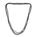 Thai Black Spinel Endless Beaded Necklace 100 Inches 80.00 ctw - Sticky add to cart bar