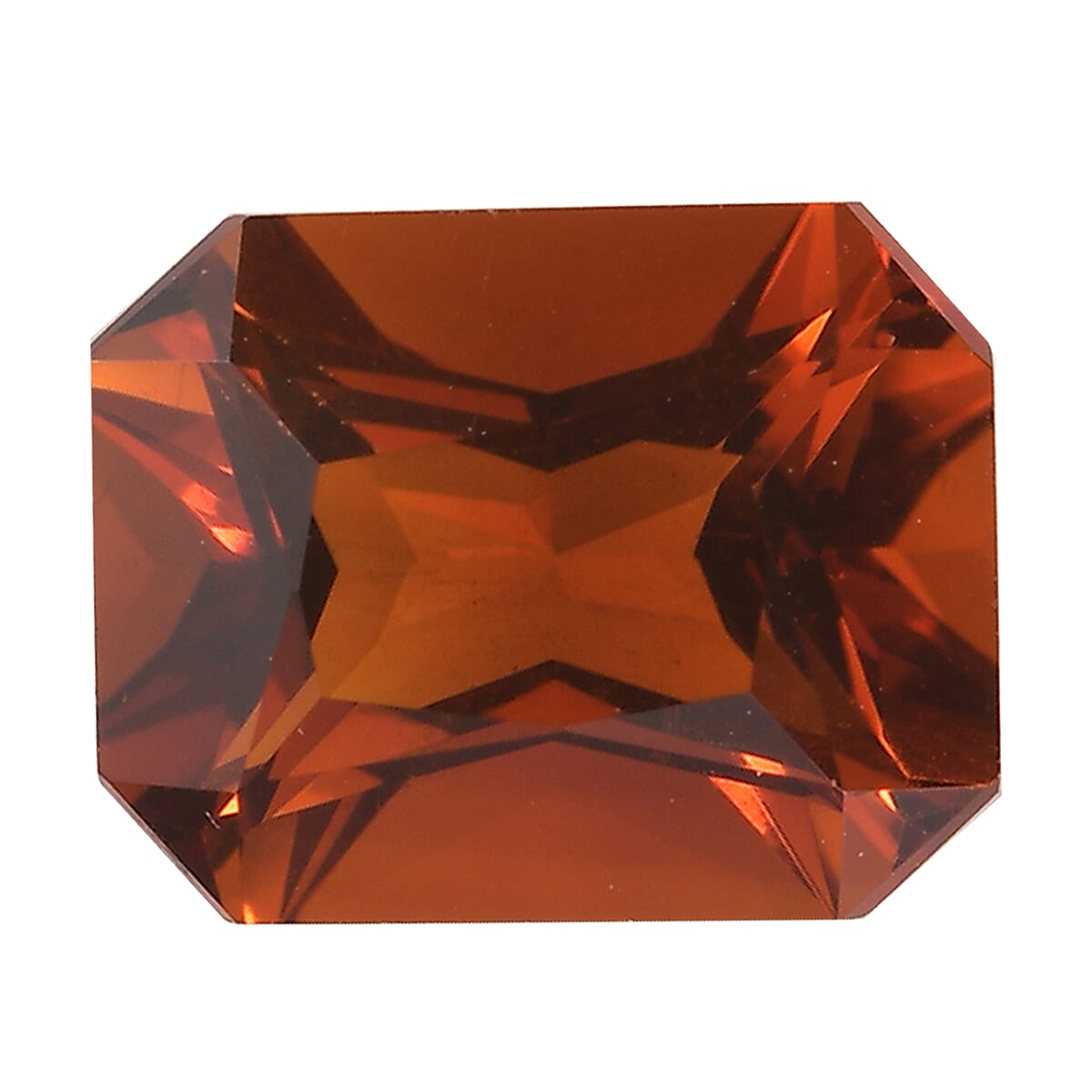 Brazilian Cherry Citrine (Oct 9x7 mm) 1.81 ctw Loose Gemstone
