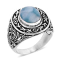 BALI LEGACY Larimar Ring in Sterling Silver 5.25 ctw - Sticky add to cart bar