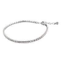 Simulated Diamond Tennis Bracelet in Sterling Silver (7.00 In)